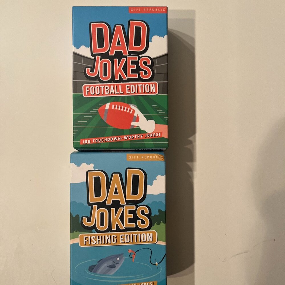 Dad Jokes Bundle Football‎ Jokes + Fishing Jokes (new - m/x)